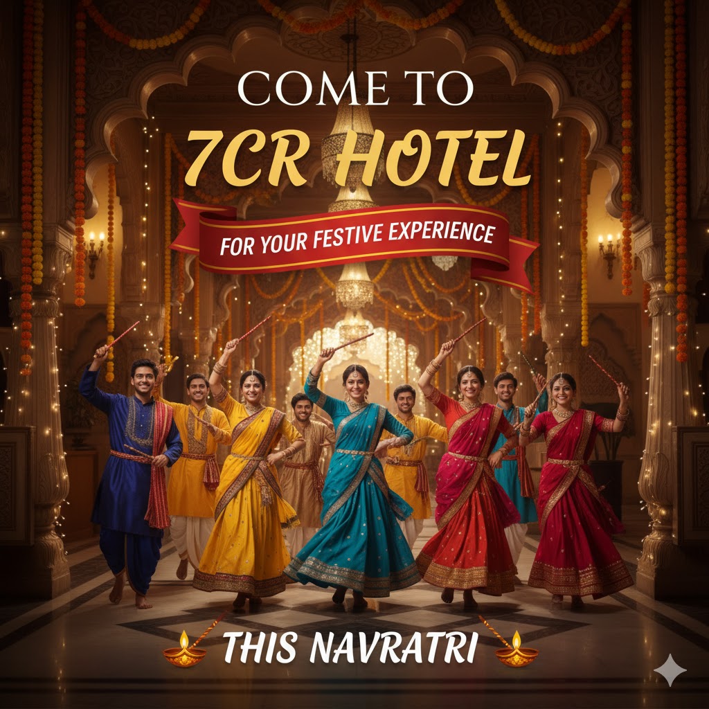 NavratriVadodara | VadodaraFestivals | LuxuryStay | AlkapuriHotel | Garba2025 | 7CRHotel